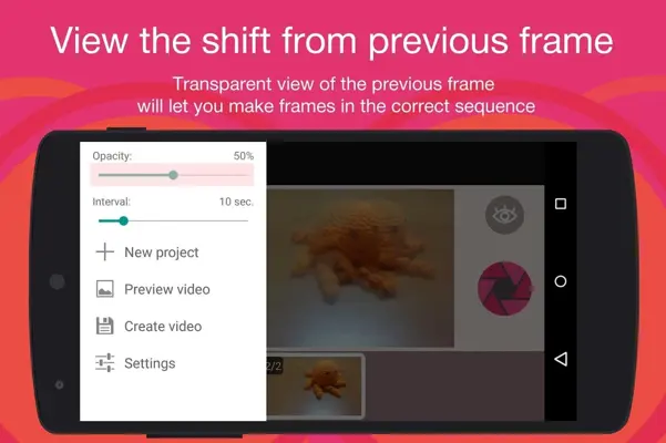 Stop Motion android App screenshot 2